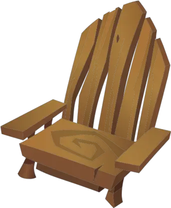  Wood Lawn Chair Solid Back Png Lawn Chair Png