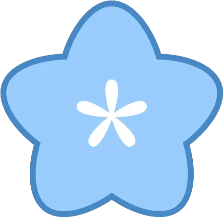  Flower Icon In Blue Ui Style Gold Star Vector Icon Png Small Flower Icon