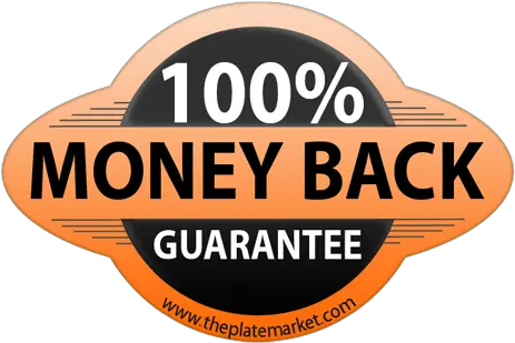  Download Private Number Plates Money Back Guarantee Big Png Satisfaction Guaranteed Png