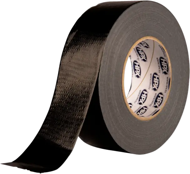  Hpx Ducttape Textiel 48mm 50m Zwart Duct Tape Zwart Png Duck Tape Png