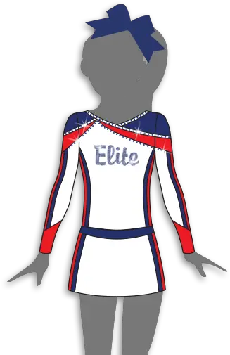  Transparent Cheer Uniform Hd Png Transparent Cheer Uniform Cheerleader Silhouette Png