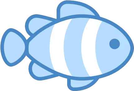  Clown Fish Icon In Blue Ui Style Cartoon Transparent Fish Png Clown Icon