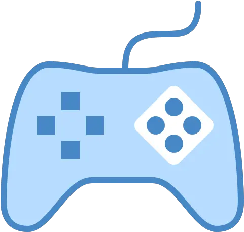  Game Controller Icon In Blue Ui Style Blue Game Controller Transparent Background Png Game Controler Icon