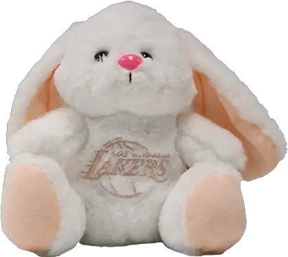  Los Angeles Lakers White Bunny Plush U2013 Store Stuffed Toy Png White Bunny Png