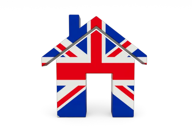  Home Icon Illustration Of Flag United Kingdom House Uk Flag Png Uk Flag Png Icon