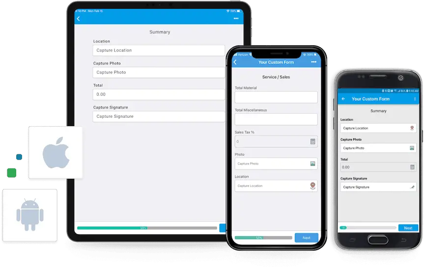  Gocanvas Mobile Business Apps And Forms Vertical Png Cell Phone Icon For Email Signature