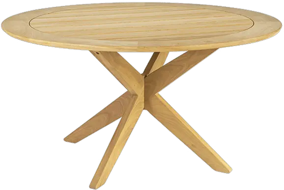  Roble Round Table Wcross Base 125m Outdoor Table Png Round Table Png