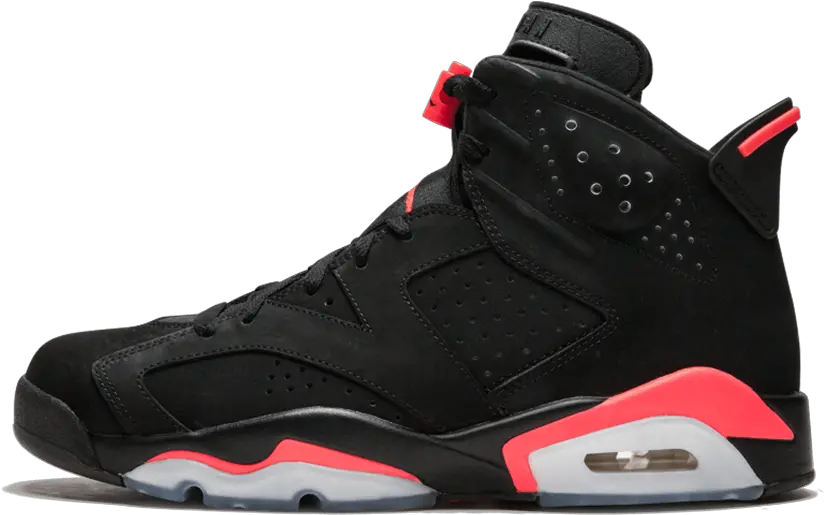  Download Air Jordan 6 Black Infrared Air Jordans 6 Shoes Png Air Jordan Png