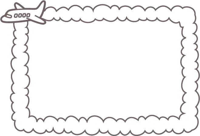  Frame No00055 Airplane Rectangle 2 Free Design Airplane Frame Png Airplane Png Transparent