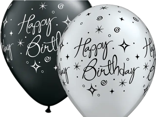  Hd Png Download Happy Birthday Balloon Png Single Silver Balloons Png