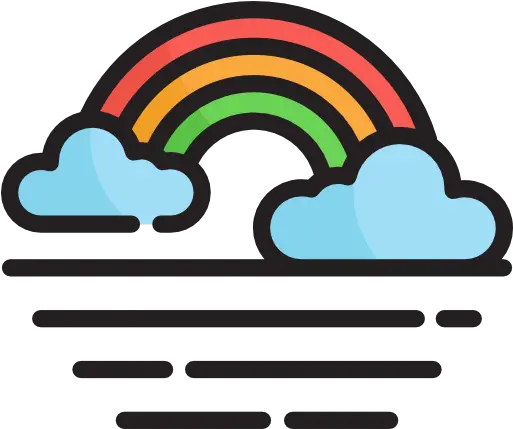  Free Icon Rainbow Horizontal Png Rainbow Icon Png