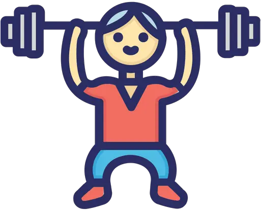  Free Weight Lifting Icon Of Colored Weights Png Weight Training Icon