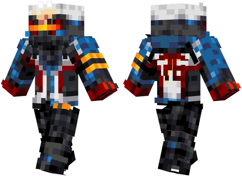  Soldier 76 Rockstar Freddy Minecraft Skin Png Soldier 76 Png