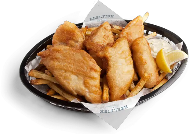  Reelfish Fish U0026 Chips Boulder Lafa 428026 Png Fried Fish Boulder Png