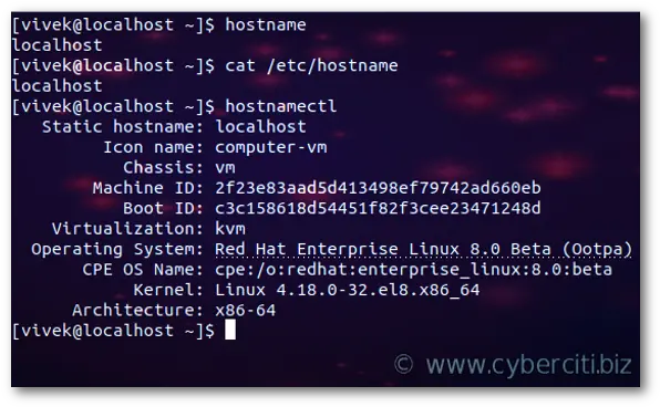  Rhel 8 Change Hostname Name Dot Png Linux Server Icon