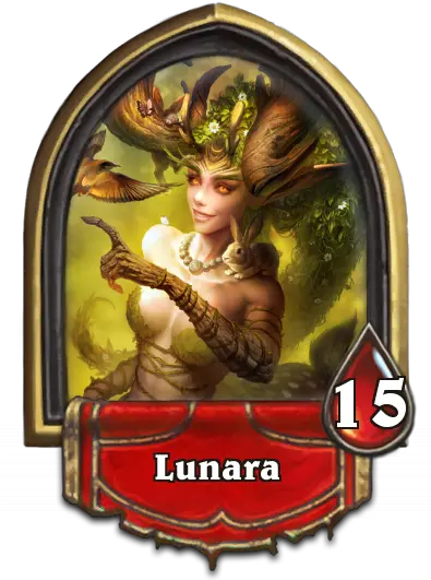  Lunara Custom Hearthstone Card Lunara Wow Png Hearthstone Png