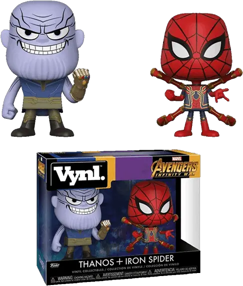  Vinyl Thanos Iron Spider Vynl Funko Png Iron Spider Png