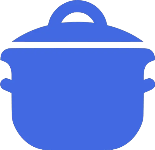  Royal Blue Cooking Pot Icon Tureen Png Weed Icon 16x16