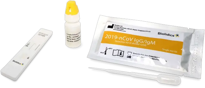  Biolidics To Launch Ten Minute Rapid Test Kits For Covid19 Corosure Kit Png Pool Of Blood Png