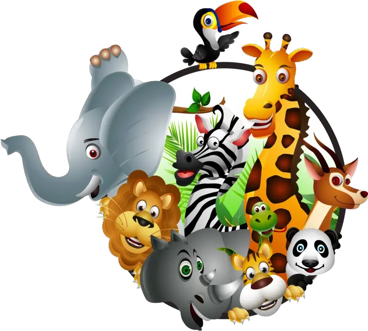  Animal Kingdom Clipart Safari Kid Cartoon Wildlife Png Clip Art Safari Animals Kingdom Png