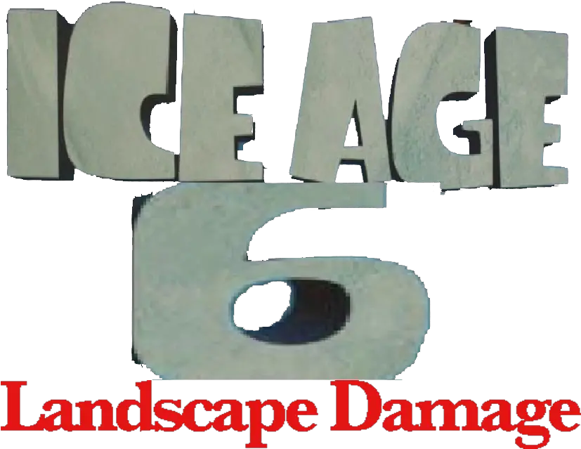  Landscape Damage Ice Age 6 Logo Png Ice Age Logo