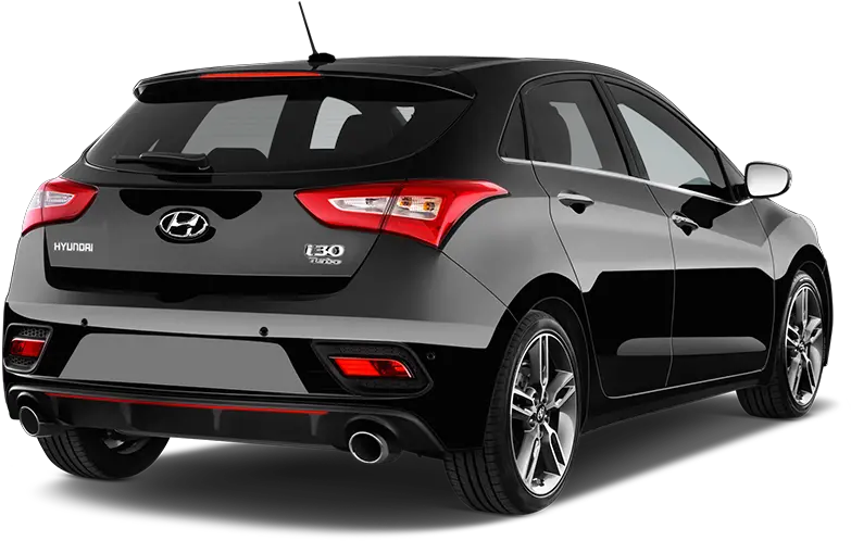  Download Hyundai I30 Company Car Rear Compact Sport Utility Vehicle Png Car Rear Png