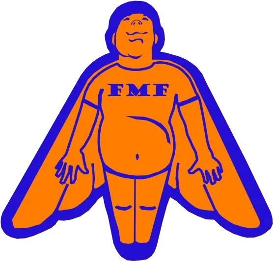  Fat Man Flying Clip Art Png Fat Guy Png