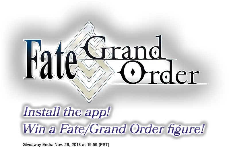  Order Figure Language Png Fate Grand Order Logo