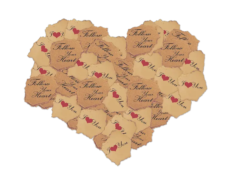  Download Torn Paper Heart Png Stock Paper Heart Png Ripped Paper Png