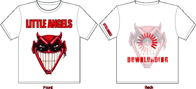  Little Angels The Official Site New Little Angels T Short Sleeve Png Angel Band Logo