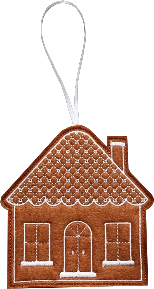  Ith Iced Gingerbread House 4x4 Png