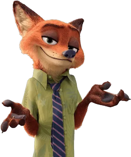  Zootopia Telegram Sticker Nick Wilde Zootopia Png Zootopia Png