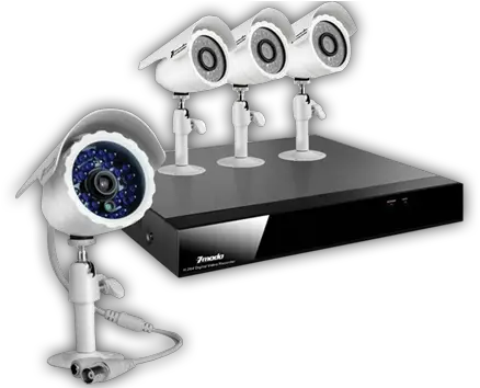  Download Black Security Camera Icon Zmodo 4ch Security Dvr Television Png Security Camera Icon Png