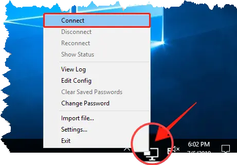  Connect Windows Pc To Yeastar S Vertical Png Right Click Icon