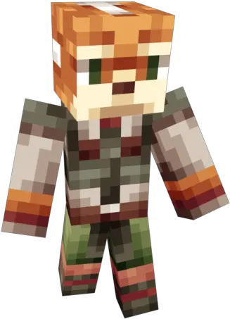  Fox Mccloud Minecraft Skin Fictional Character Png Fox Mccloud Png