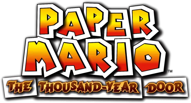  The Thousand Mario The Thousand Year Door Png Paper Mario Logo