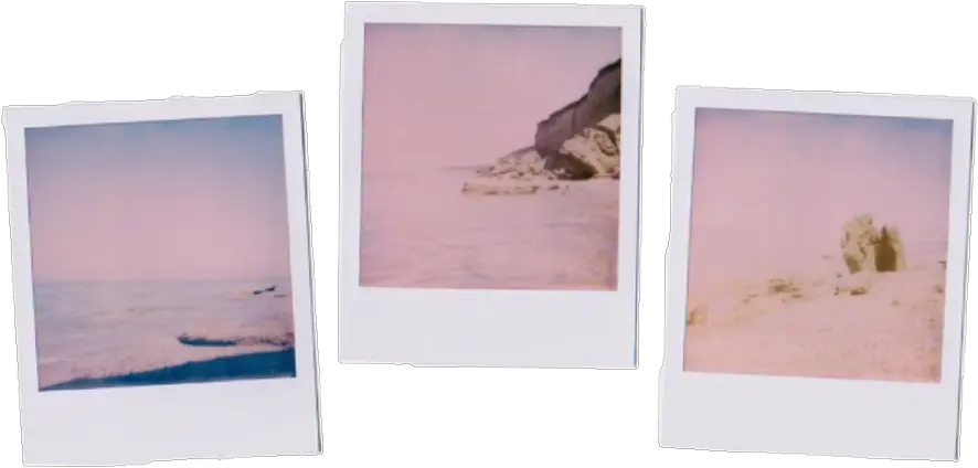  Beach Polaroid Sticker By U2022real Hot Boy Shitu2022 Beach Polaroid Transparent Png Polaroid Template Png