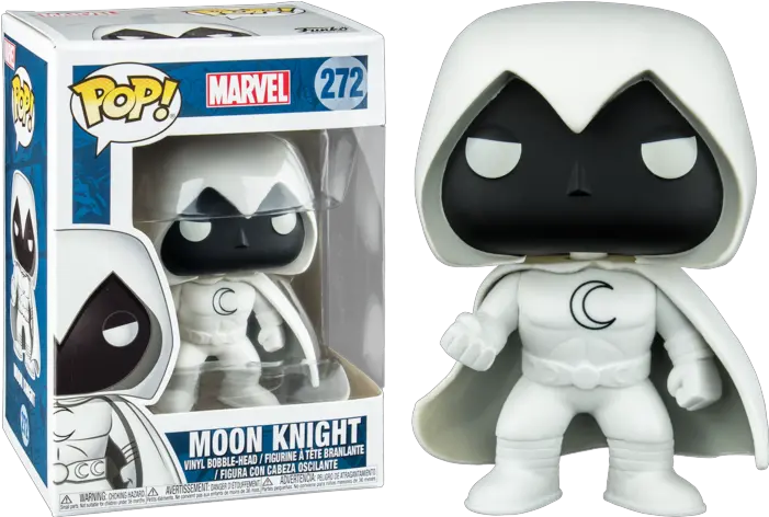  Moon Knight Funko Vinyl Figure Marvel Moon Knight Pop Png Moon Knight Logo