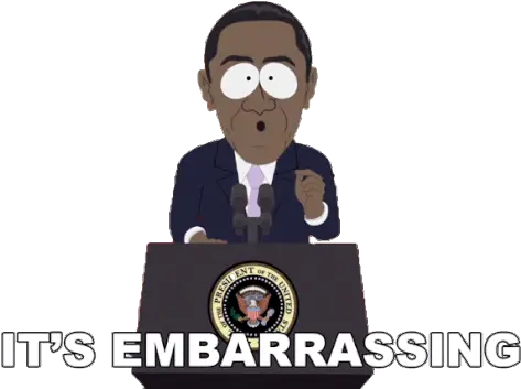  Its Embarrassing Barack Obama Sticker Its Embarrassing Png Obama Icon