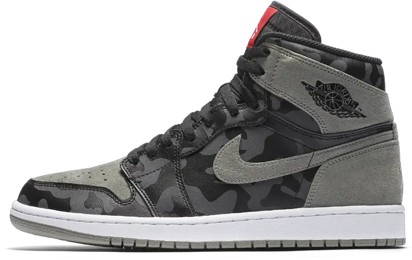  Nike Jordan Camo High Tops Png Jordan Shoe Png