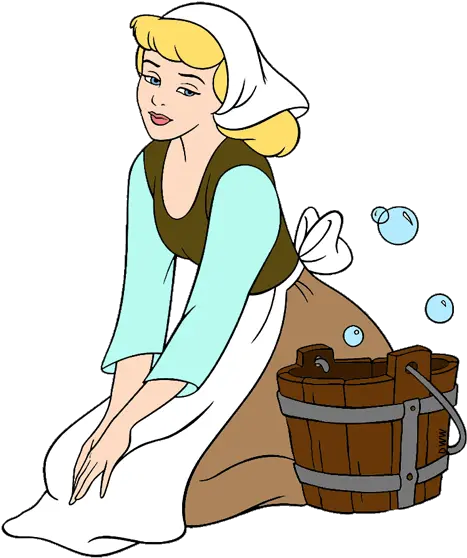  Cinderella Clipart Cinderella As A Maid Png Cinderella Transparent