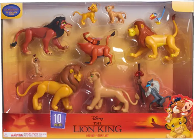  Flair Leisure Lnn08000 The Lion King Deluxe Figure Set Lion King 2019 Toys Png Lion King Transparent