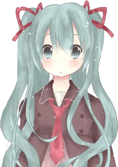  Hello Anime Png Miku Transparent
