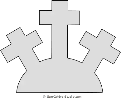  Pin Three Crosses On A Hill Template Png Three Crosses Png