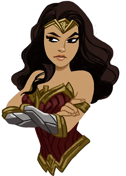  Wonder Woman By Bare Tree Media Inc Wonder Woman Stickers Png Wonder Woman Buddy Icon