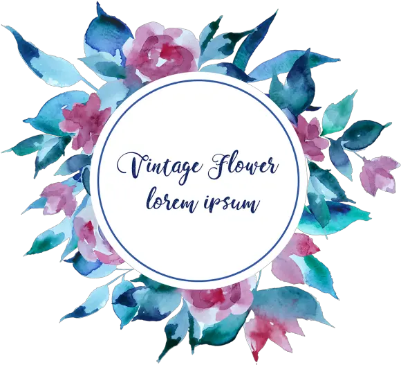  Vintage Floral Png Vector Graphics Vintage Floral Png