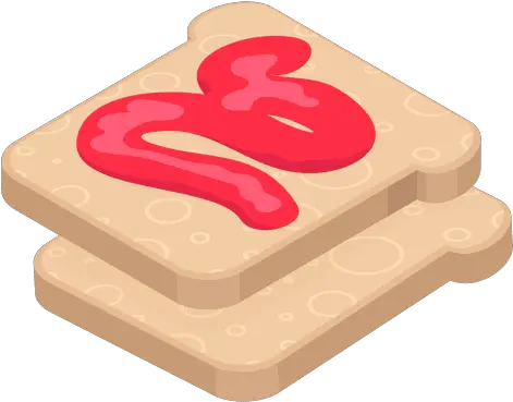  Toast With Jam Illustration Png Jam Png