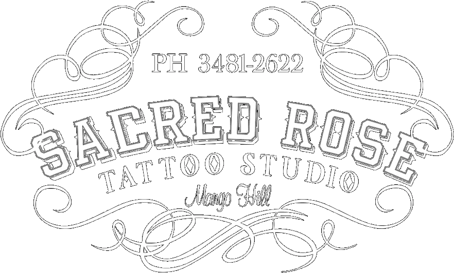  Grey Sacred Rose Tattoo Shirt Line Art Png Rose Tattoo Transparent