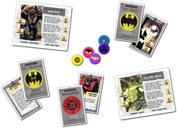  Batman Super Villains Edition Welcome To Talisman Island Collectible Card Game Png Bat Signal Png