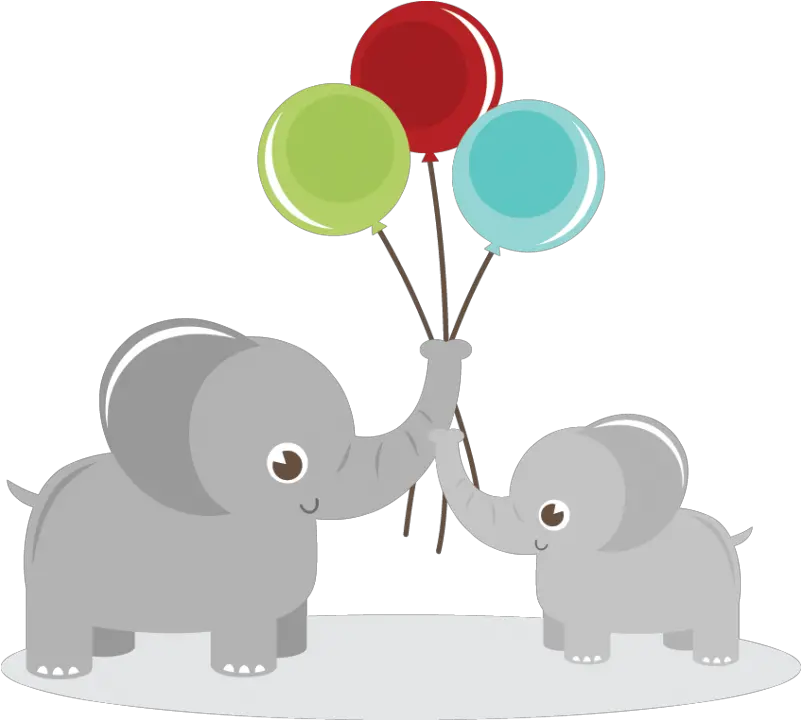  Pin Cute Elephant With Balloon Clipart Png Elephant Clipart Transparent